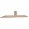 Ekena Millwork Portland Smooth Timber Gable Bracket, Douglas Fir, 108"W x 18"H x 5 1/2"D x 5 1/2"F, 4/12 Pitch GBW108X18X0606POR00SDF - alternate 2